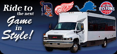 Detroit Sports Team Limousine & Party Bus Rentals