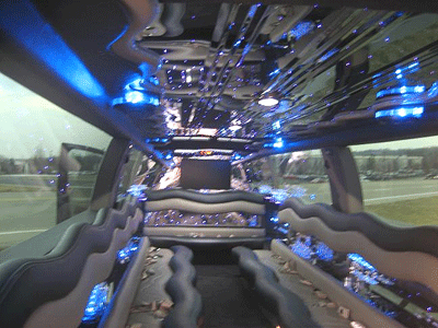 Detroit SUV Limo Interior