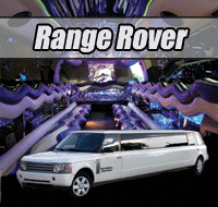 White Range Rover Limousine Clinton Township