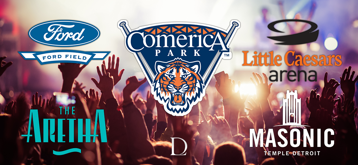 Detroit Concerts for 2023 at LCA, Ford Field, Comerica, Masonic Temple, and Aretha Franklin Amphitheatre
